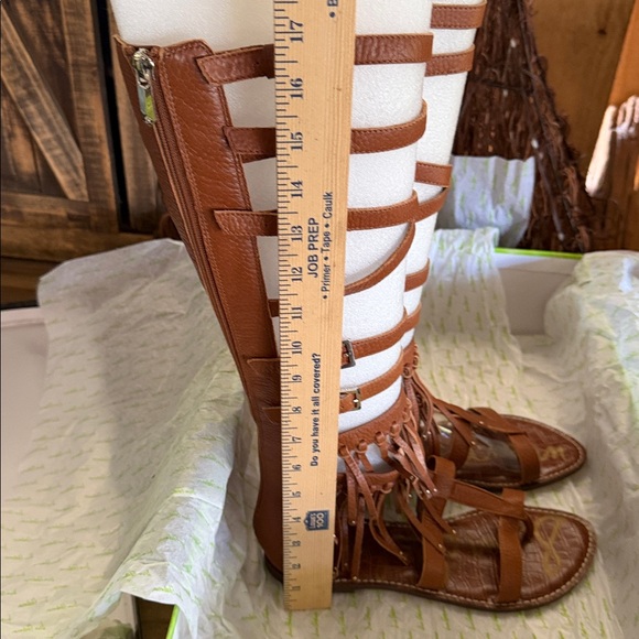 Sam Edelman Brown Gardenia Gladiator Sandals Sz 9 1/2 M BNIB - Picture 7 of 9